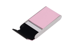 Estojo para Cigarros de Aço Inoxidável Portátil Pink Case Holder Container para Homens e Mulheres | S/MARCA