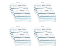 Pacote Com 20 Almofadas De Microfibra Laváveis Para Capa De Substituição De Esfregona A Vapor Blackdecker, Compatível Com Os Modelos Fsm1616 E_glo