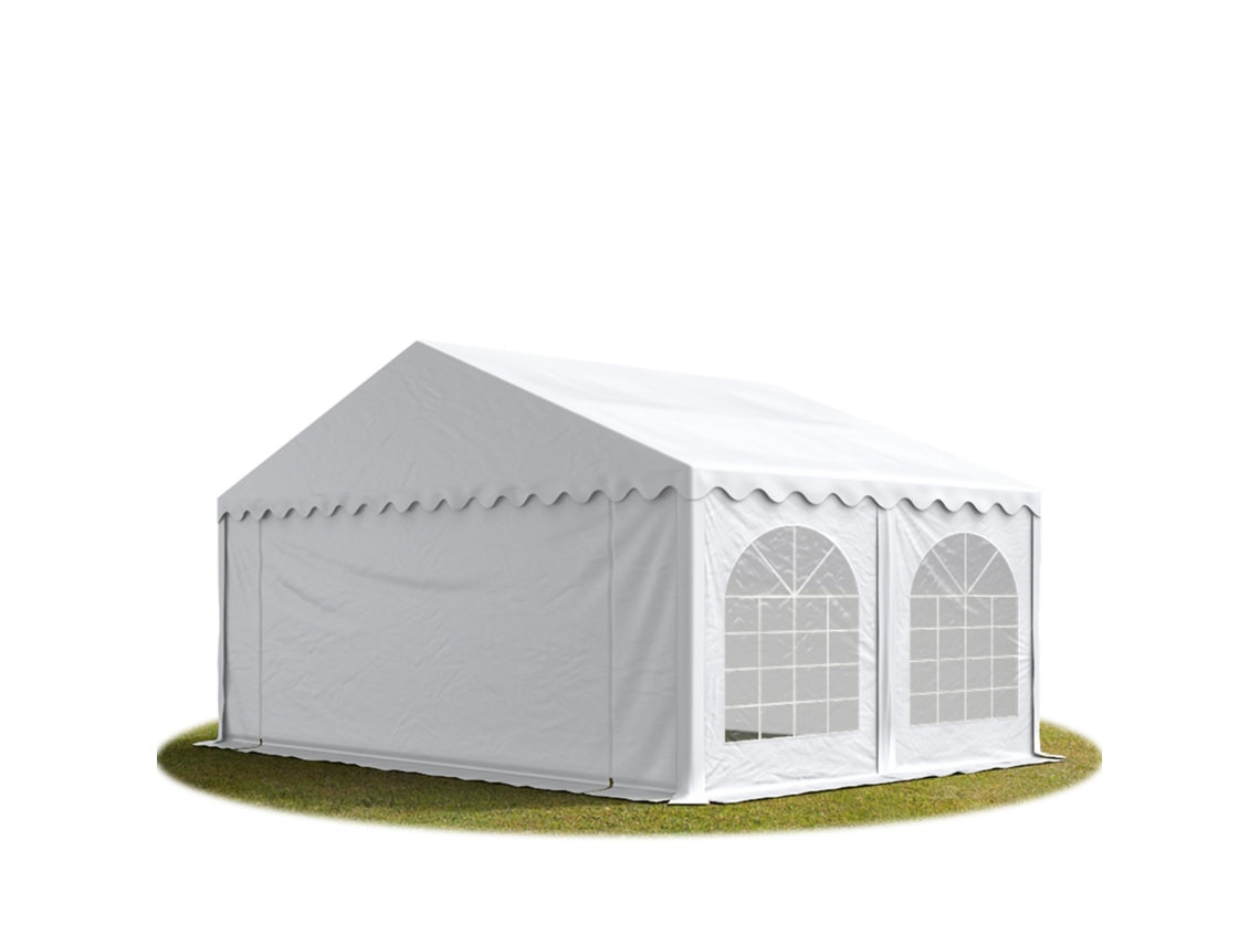 Tenda para Festas 5x5 M, PVC 750, com Base Reforçada, Porta-Ferramentas Branca