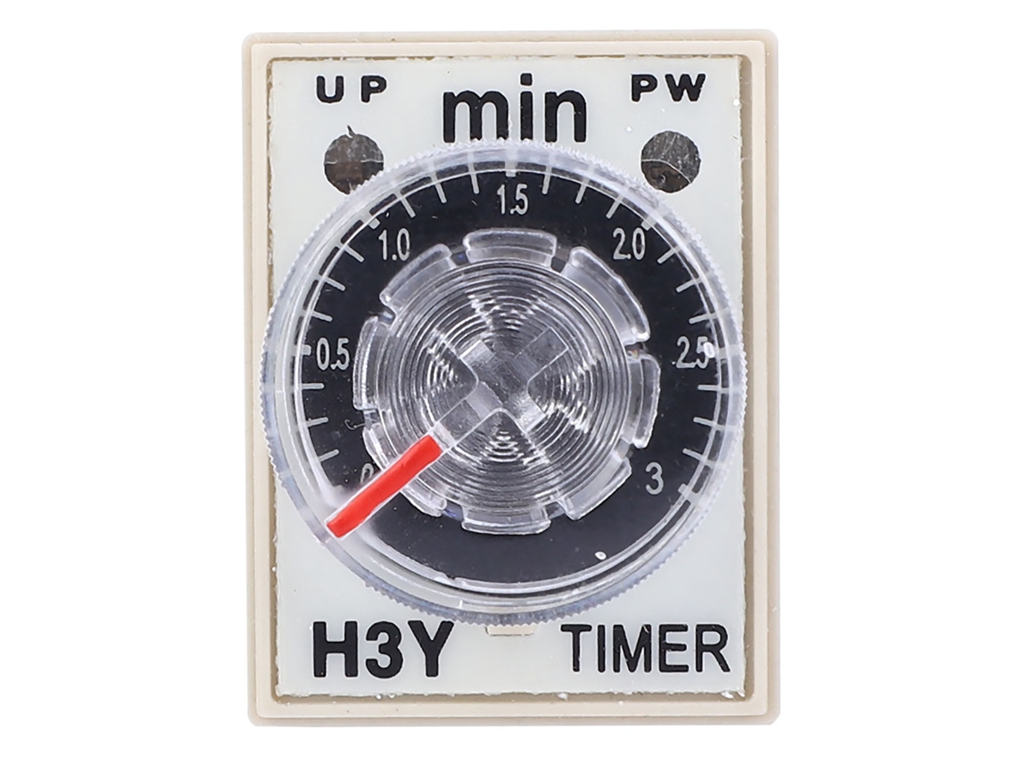 Relé de Tiempo H3y 2 Retardo Encendido 0 3m Minutos 8 Pines 24v