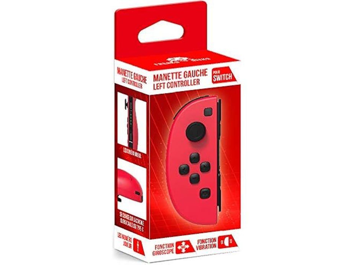 Controlador Joy Con Esquerdo Vermelho Brilhante Nintendo Switch Acessórios Goodies Ps4 Xbox One Freaks And Geeks