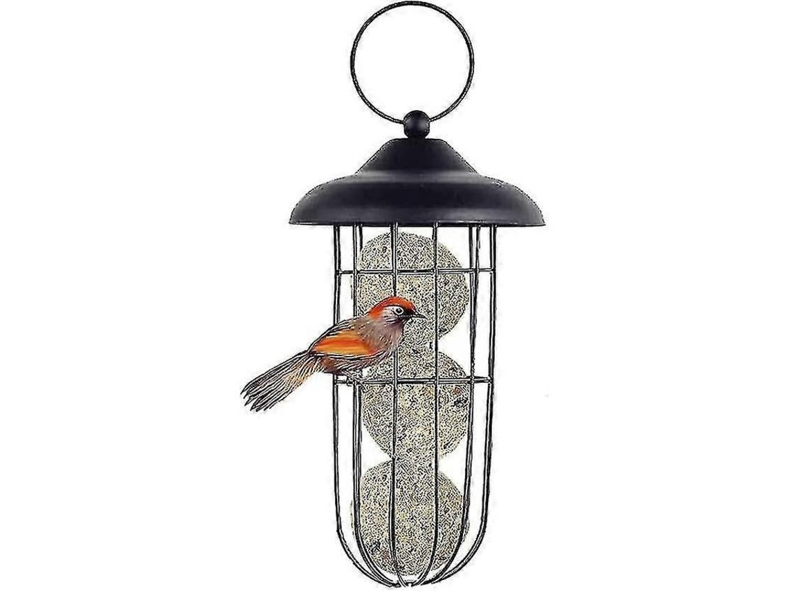 Comedero De Pájaros De Metal Colgante Para Aves Silvestres, Estación De Alimentación Para Jardín, Patio Exterior