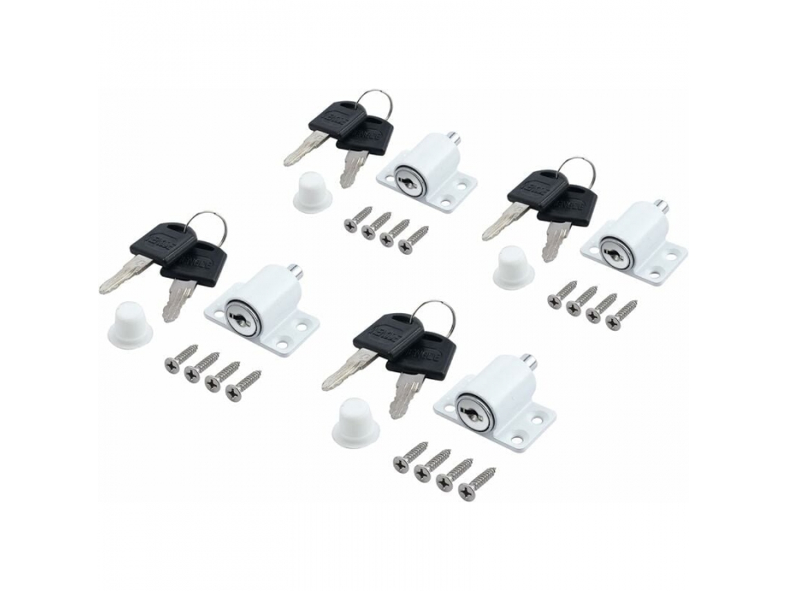 4 Travas Para Janelas, Portas De Correr, Portas De Pátio, Travas Para Janelas De Sacada Deslizantes W