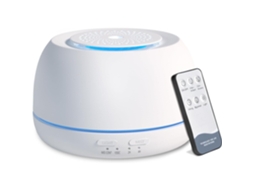 Difusor de Óleos Essenciais, 300ml, Atomizador de Ar, Luz Led, Porta USB-C, MDUG, Branco
