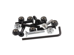 Allen 1´´ Bolt Set Prateadoenuff Skateboards