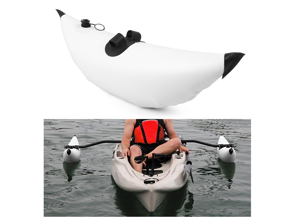 Mali sistema de Estabilizador Inflável de Kayak Outrigger Canoa para Pesca Barco Flutuador Pvc Leve