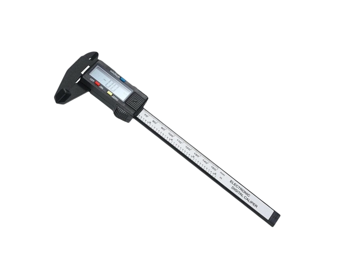 Paquímetro Digital De 150 Mm Em Aço Inoxidável Com Visor Lcd Alto Para