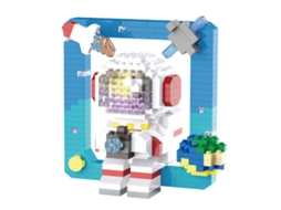 Ats bloques de Construção de Astronauta com Luz Conexão Suave Brinquedos Exquisitos para Crianças Astronauta