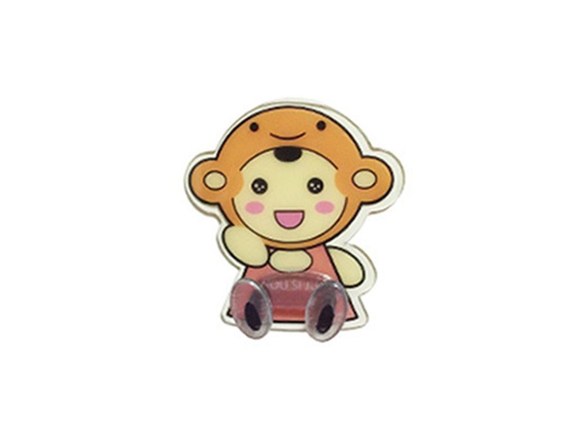 Aperto De Parede Padrão Animal Macaco Pet Abs Com Carga Estável