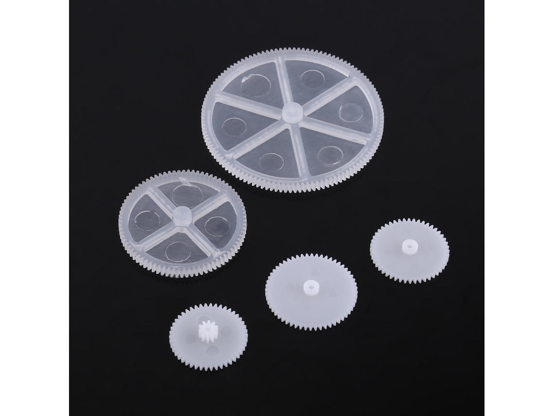 Kit De Engrenagens De Plástico Laxiscreed Com 34 Peças Para Diy Robôs