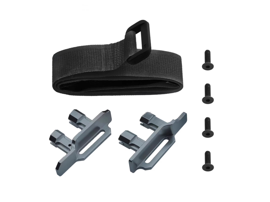 Mali suporte de Bateria de Liga de Alumínio com Cinta para Carros Rc Maxx 1/10