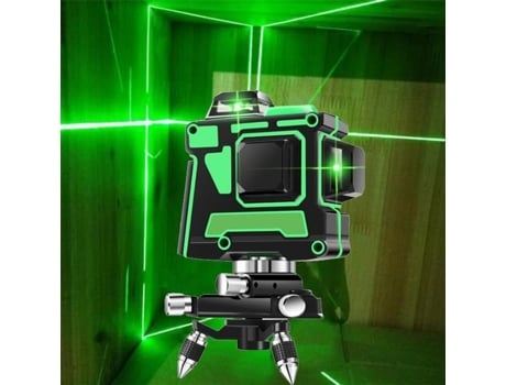 12 linhas de nível de laser 3D autonivelante 360 super poderoso linha de feixe de laser verde cruz horizontal N LESHP