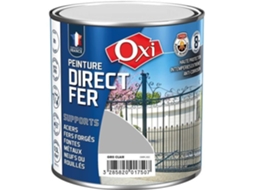 Tinta Direta Sobre Ferro Oxi 0,5 L Cinza Claro Camada Única Brilhante Antiferrugem