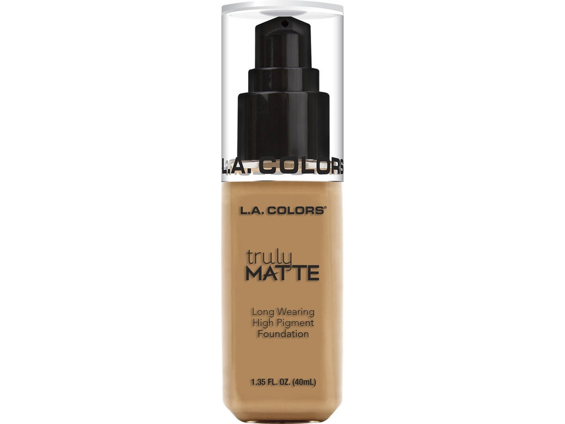 Base Líquida Longa Duração L.A. COLORS Truly Matte Warm Honey (40 ml)
