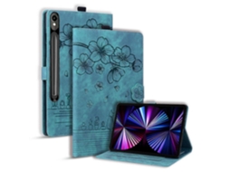 Capa Para Samsung Galaxy Tab S10 Fe Com Compartimentos Para Cartões E Suporte Para Tablet Em Couro, Capa Tipo Fólio Com Estampa De Slowmoose