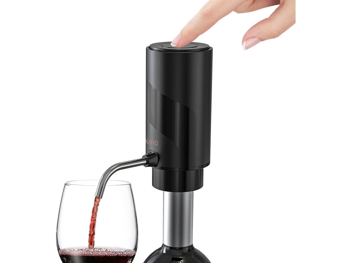 Aerador de Vinho Elétrico, Aerador Eletrônico Automático Recarregável para Garrafas de Vinho BRILVIBERA