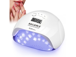Lâmpada Led Uv Para Unhas, Secador De Esmalte De 150 W Com Display Lcd