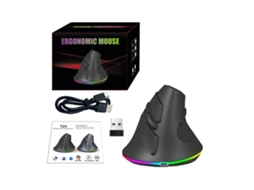 Mouse Gamer Ergonômico Silencioso Com Modo Dual Sem Fio 2.4g/bt5.1 Para Laptop Multiplataforma
