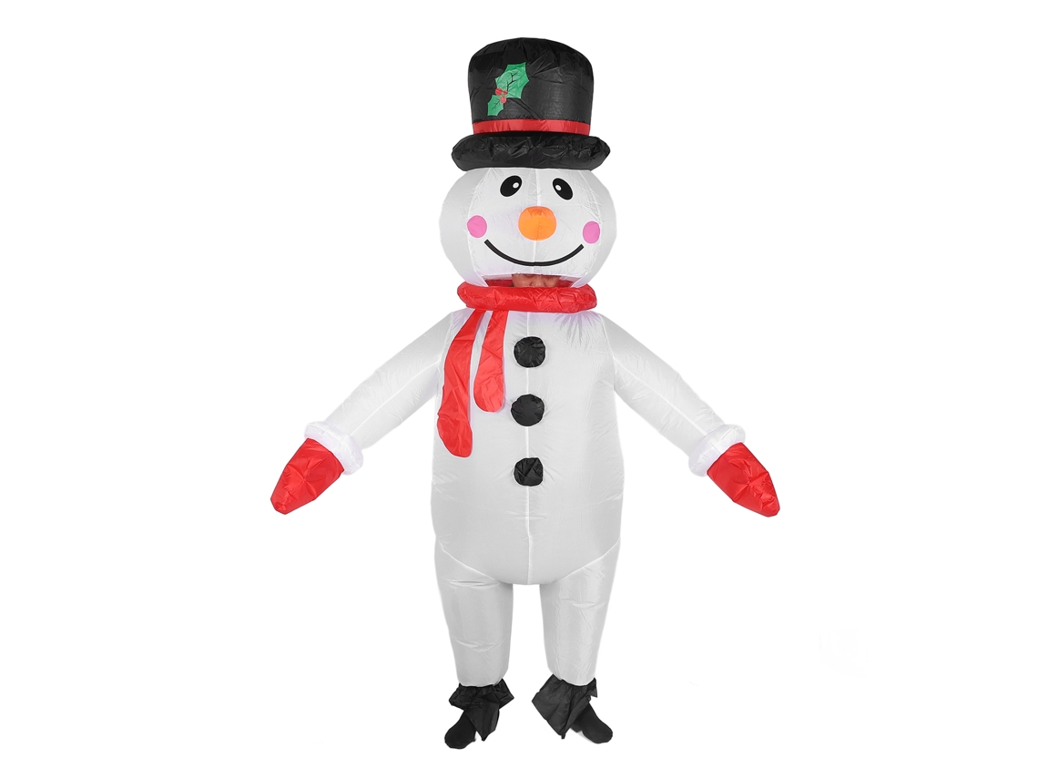 Traje Inflável de Boneco de Neve 5.9ft Resistente à Água com S/MARCA