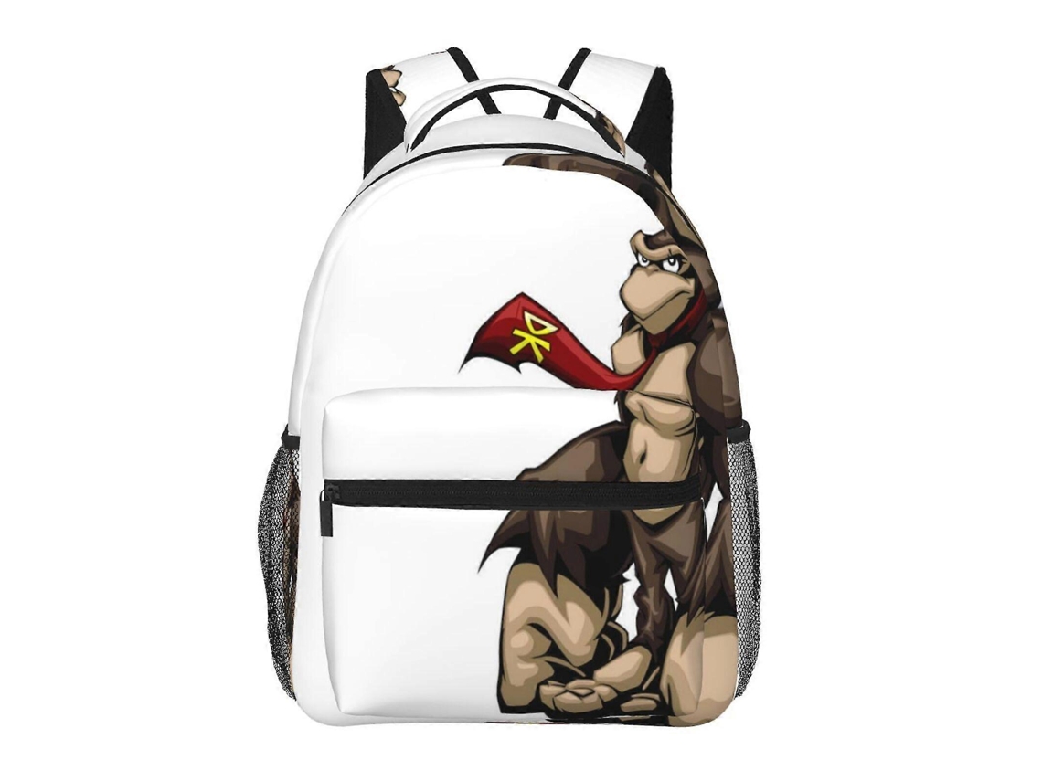 Mochila Donkey Kong J60 Para Estudantes, Resistente E Leve, Impermeável E Com Alça De Ombro Respirável N60