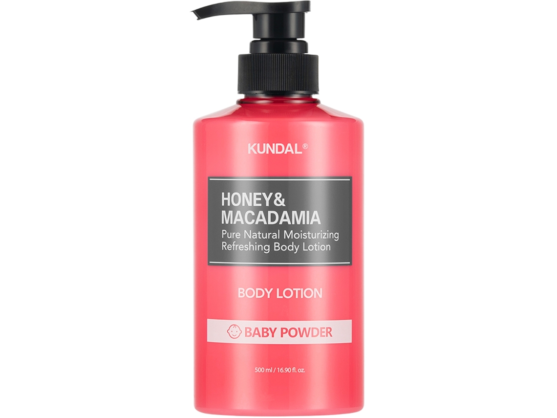 Loção Corporal Hidratante Kundal 500 Ml - Fragrância Baby Powder