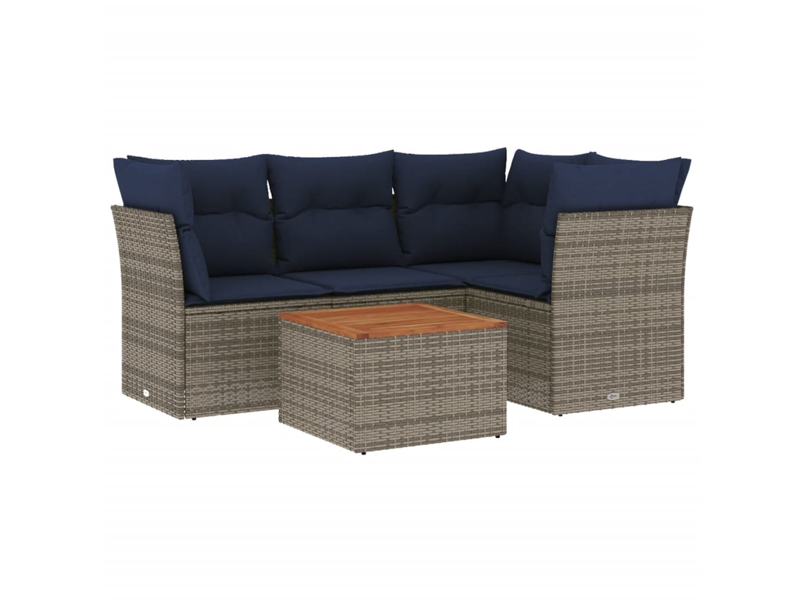 Garden Sofa Set, Garden Sofa Sets Vidaxl Cinzeto Rattan / Vime (n/a)