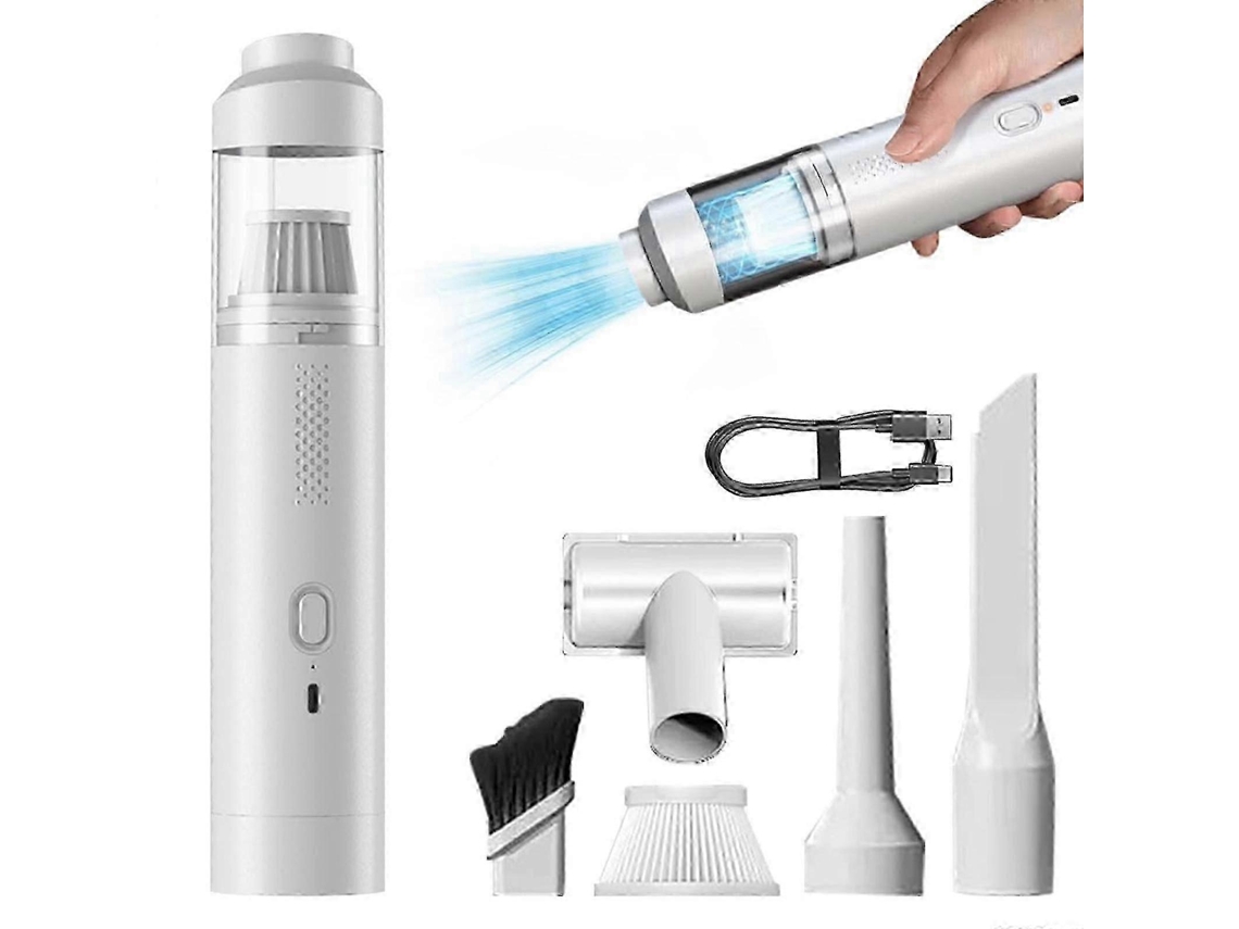 Lurelia Aspirador Portátil Sem Fio Para Carro E Casa 19000pa, 200w, 2000mah Carregamento Usb-c, Motor Sem Escovas