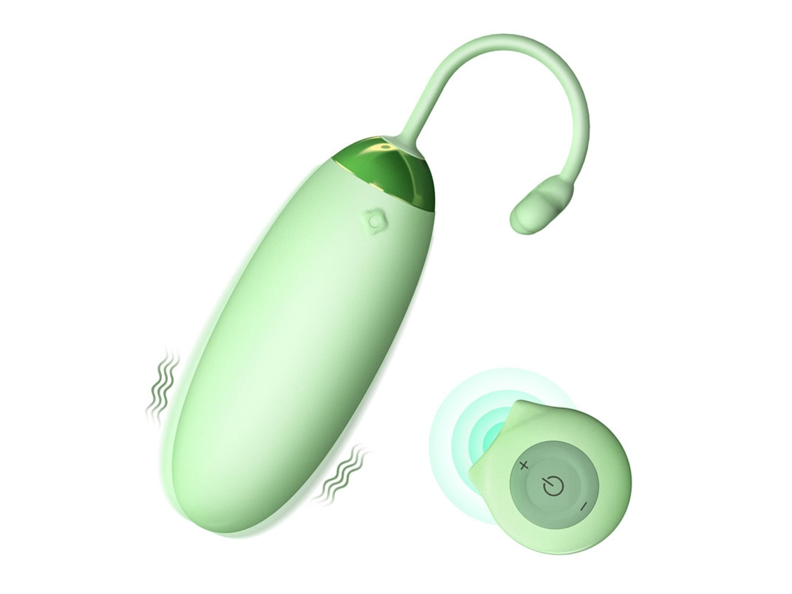 Mini Vibrador De Controle Remoto Com 10 Modos De Vibrao (verde) Yizhood
