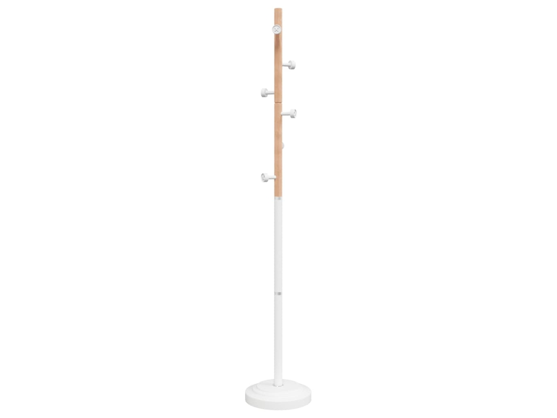 Bengaleiro VIDAXL ferro revestido a pó branco (177 cm)