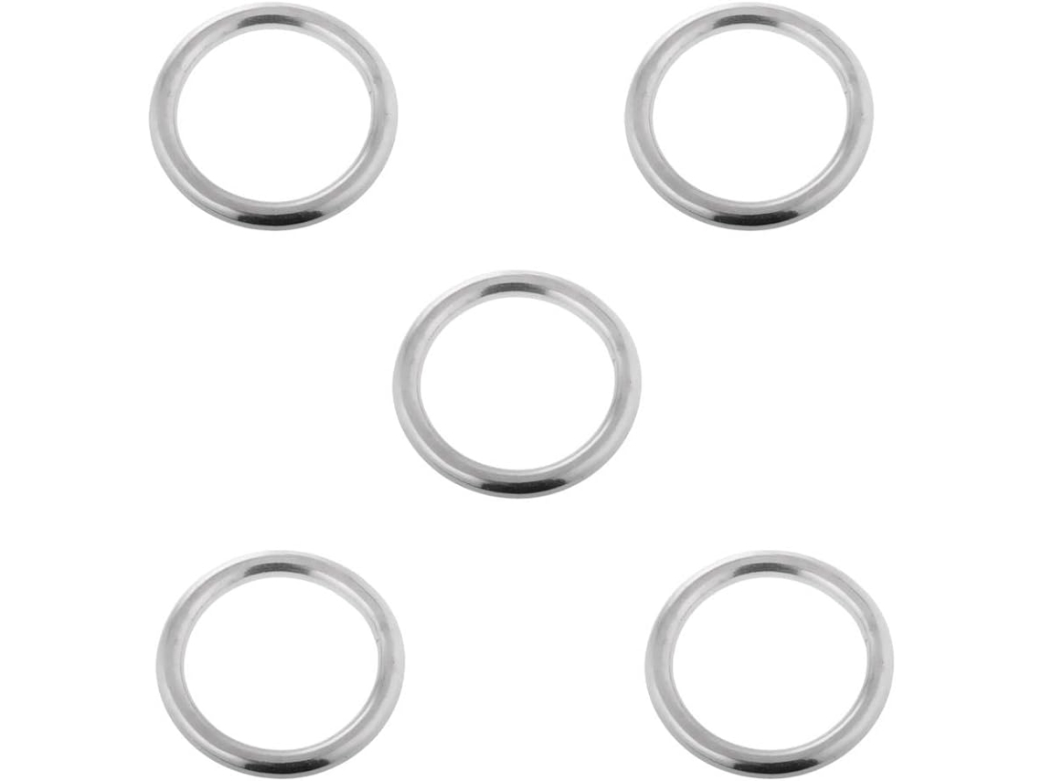 Conjunto De 5 Anéis De Vedação Em Aço Inoxidável, Material Confiável, Adequado Para Mergulho