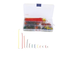 Kit de Fios Jumper Flexíveis 840pcs Breadboard Componentes Eletrônicos S/MARCA
