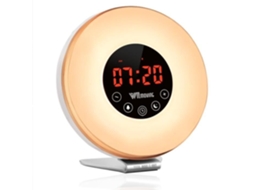 Wake Up Light, Rádio FM Wake Up Lamp Luz Noturna Wake Up Light Luz de Cabeceira Sunrise Sunset Simulação Snooze RGB Branco Ch TECH DISCOUNT