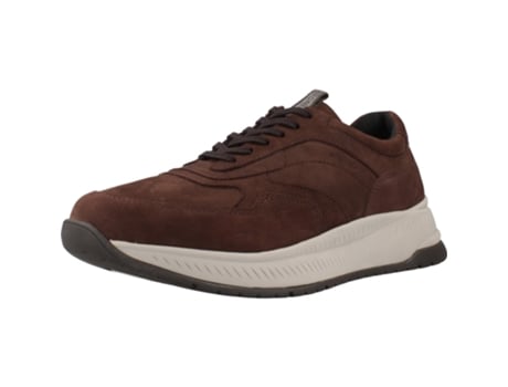 Sapatos de Homem STONEFLY Rover Washed Calf Tecido Castanho (41)