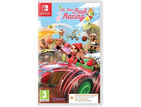 Jogo All Star Fruit Racing Código de Download Nintendo Switch