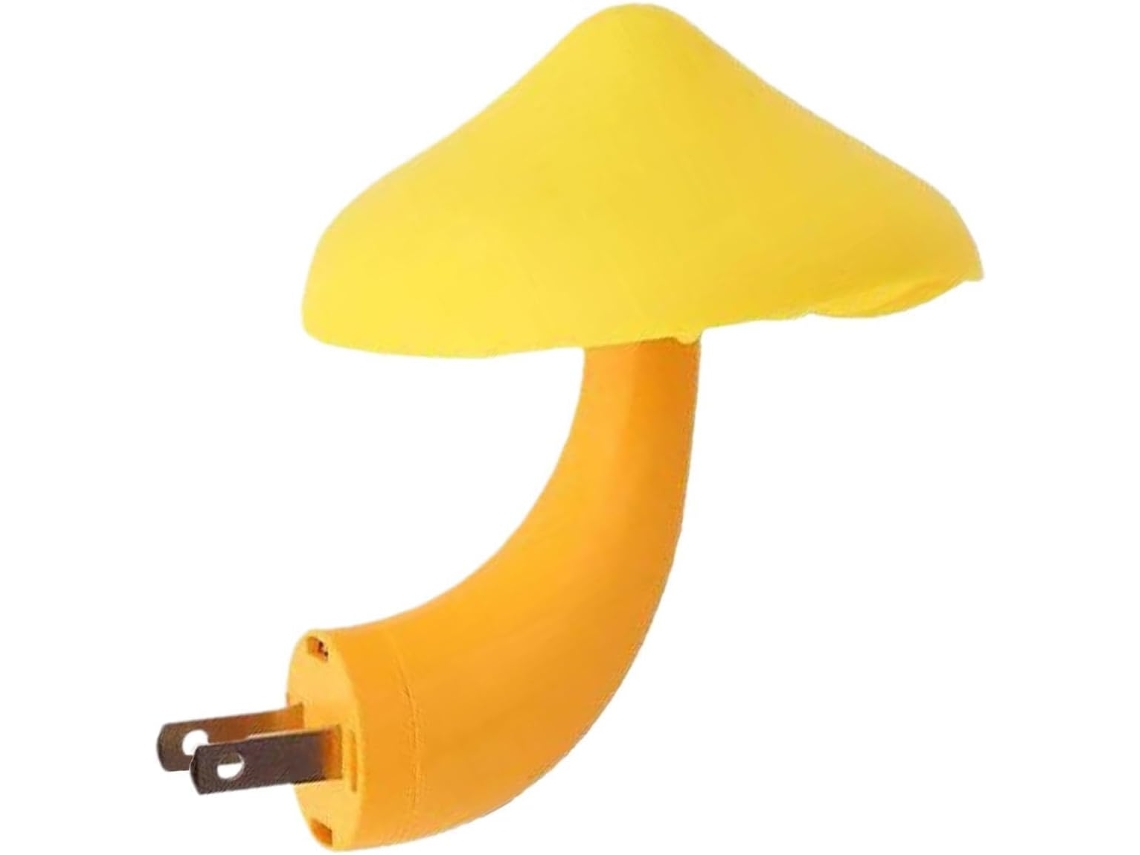 Luminária De Cogumelo Led Com Sensor Automático Para Decoração.