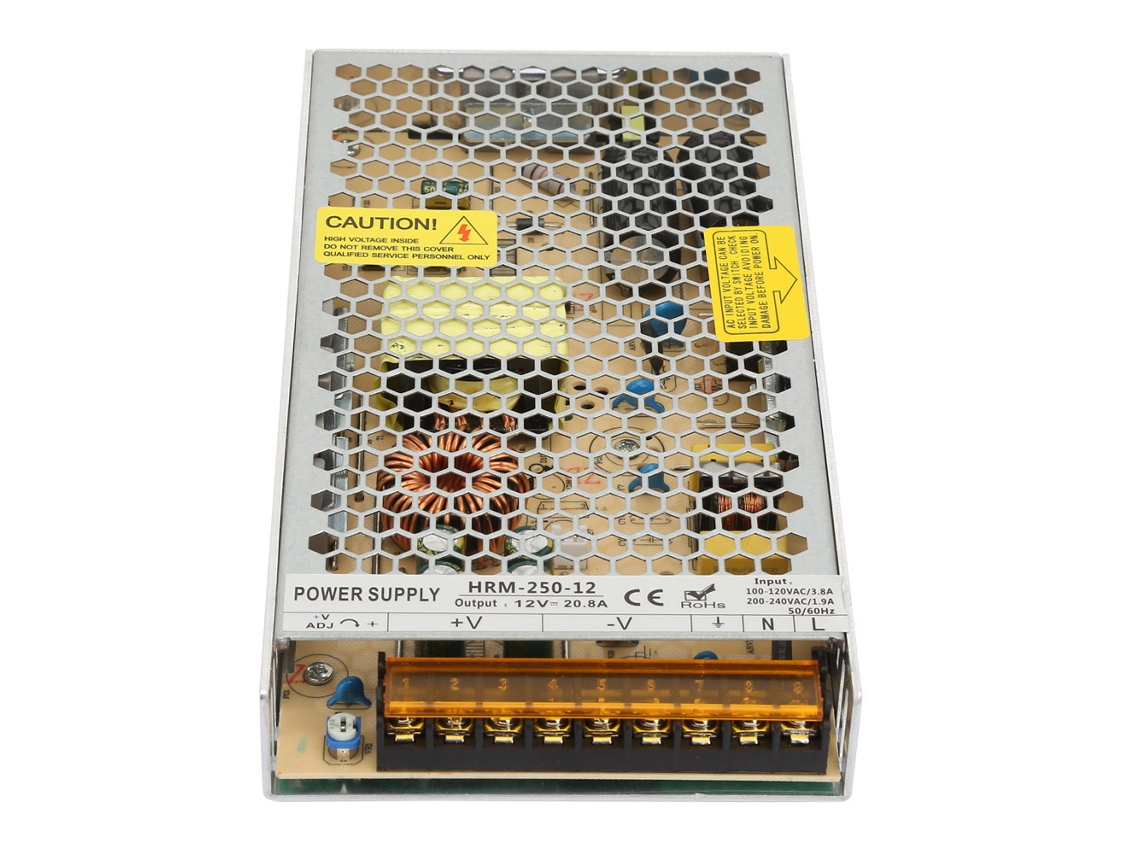 Laxiscreed Fonte De Energia Led Led Interna Ultra Fina 12v 250w