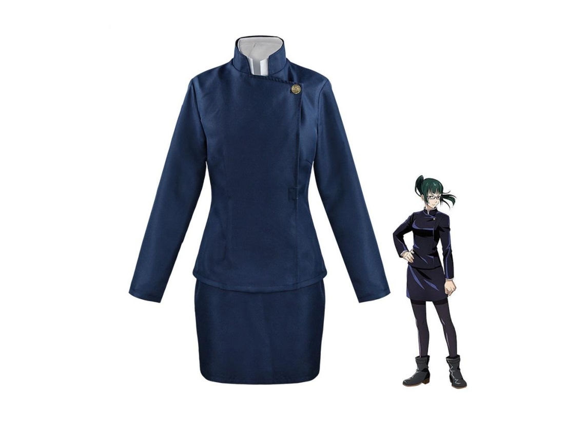 Trajes De Cosplay De Zenin Maki Com Jaquetas, Blusas, Saias E Conjuntos Completos