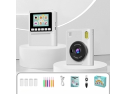 Câmara Instantânea, Câmera De Impressão Térmica, Tela De 2,8 Polegadas, Presente De Natal, Aniversário E Ano Novo (branca - 32 Gb) Cuich