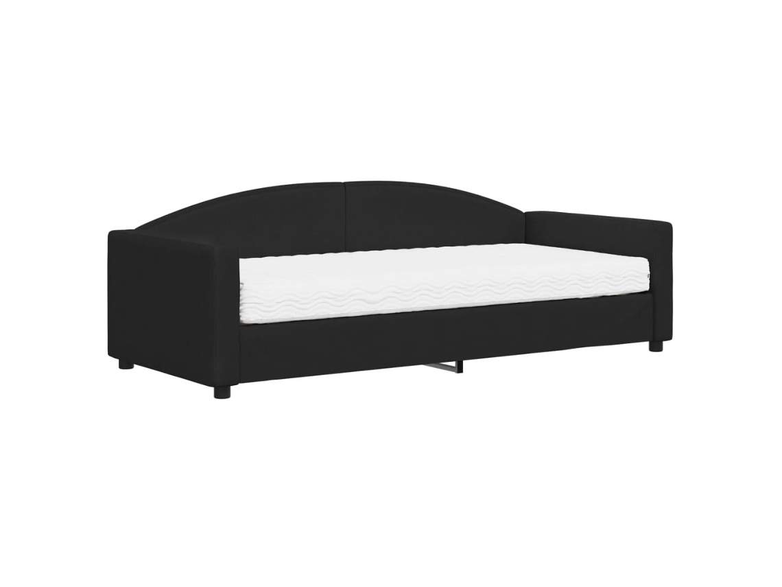 Daybed With Mattress, Daybeds With Mattresses Vidaxl Preto Tecido (90 X 200 Cm)