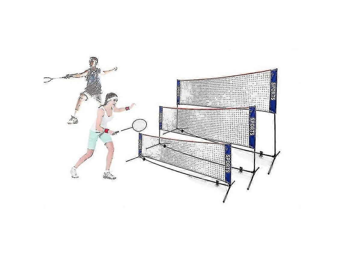 Rede Portátil Plegable Para Tenis Badminton 4m 5m 6m Para Interior Y Exterior Sin Estacas 4.1m