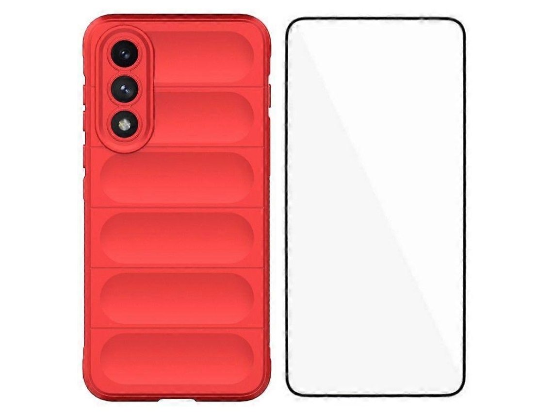 Capa De Tpu Antiderrapante Para Oneplus Nord 5 5g Com Película De Vidro Temperado