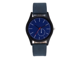 Relógio Casual Feminino e Masculino de Quartzo com Pulseira de Couro Moda Esportiva Presente