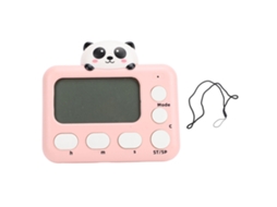 Temporizador Digital De Cozinha Lcd Portátil Multifuncional Cartoon Panda Para Cozinha E Estudo
