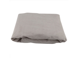 Folha Ajustada Protetora de Colchão Impermeável Anti ácaros Cinza 180*200+30cm | S/MARCA