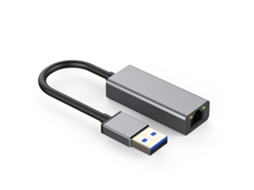 Adaptador De Rede Nördic Usb-a 3.0 Para Gigabit Ethernet, 17 Cm, Cinza Espacial, Alumínio.-aquaforge