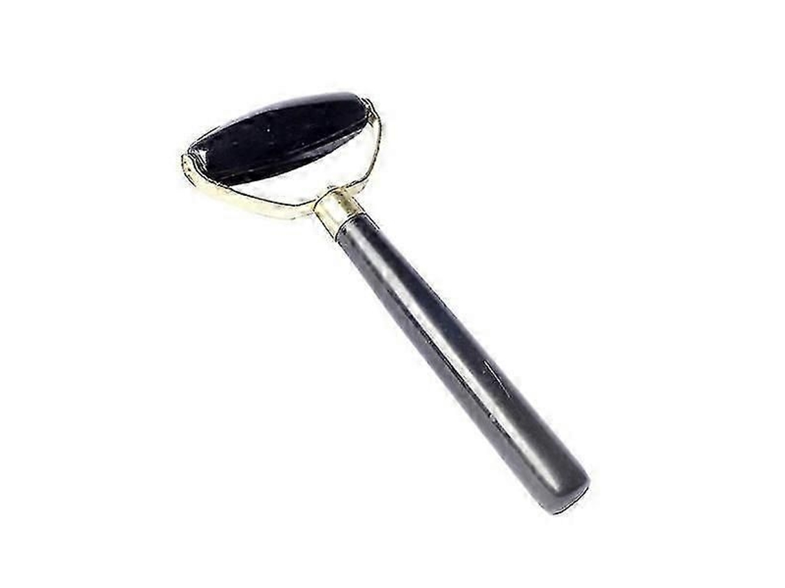 Mini Massageador Facial de Rolo Natural para Rosto e Pescoço. GOKOCO
