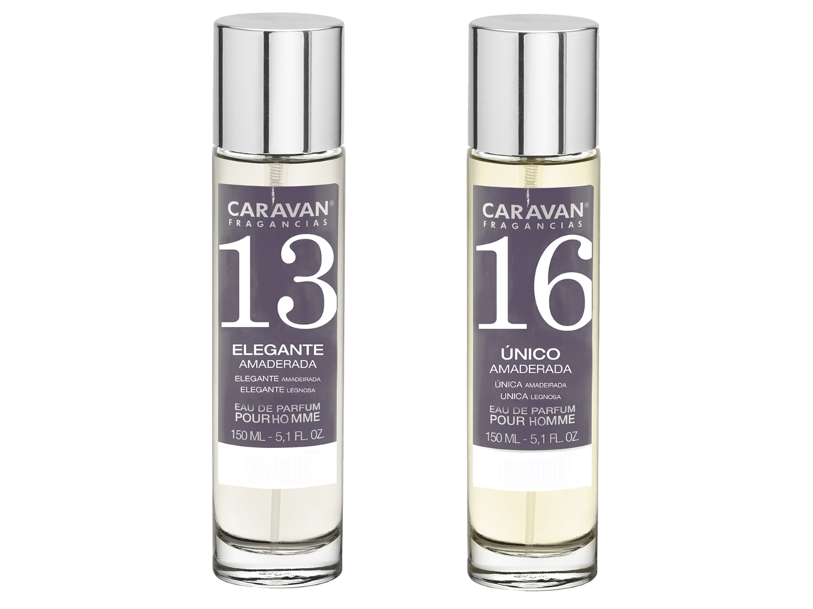 Conjunto de 2 Perfumes CARAVAN para Homem Nº16 e Nº13