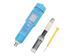 CANETA TESTE DE PH E TEMPERATURA YURU Ow 6118 com Estojo para Água, Aquário, Agricultura