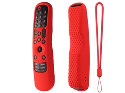 Capa de Silicone AQUAFORGE vermelha para controle LG Magic An Mr21ga