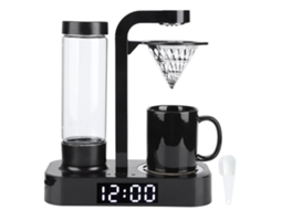 Laxiscreed Mini Cafeteira Automática Com Relógio Para Casa E Escritório, Estilo Americano